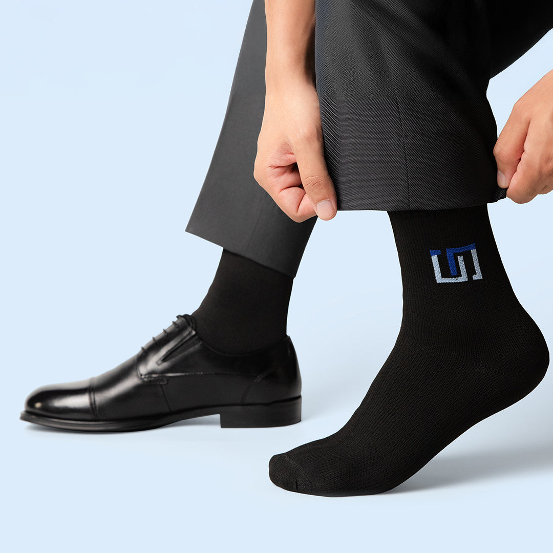 a man wearing wudhu socks