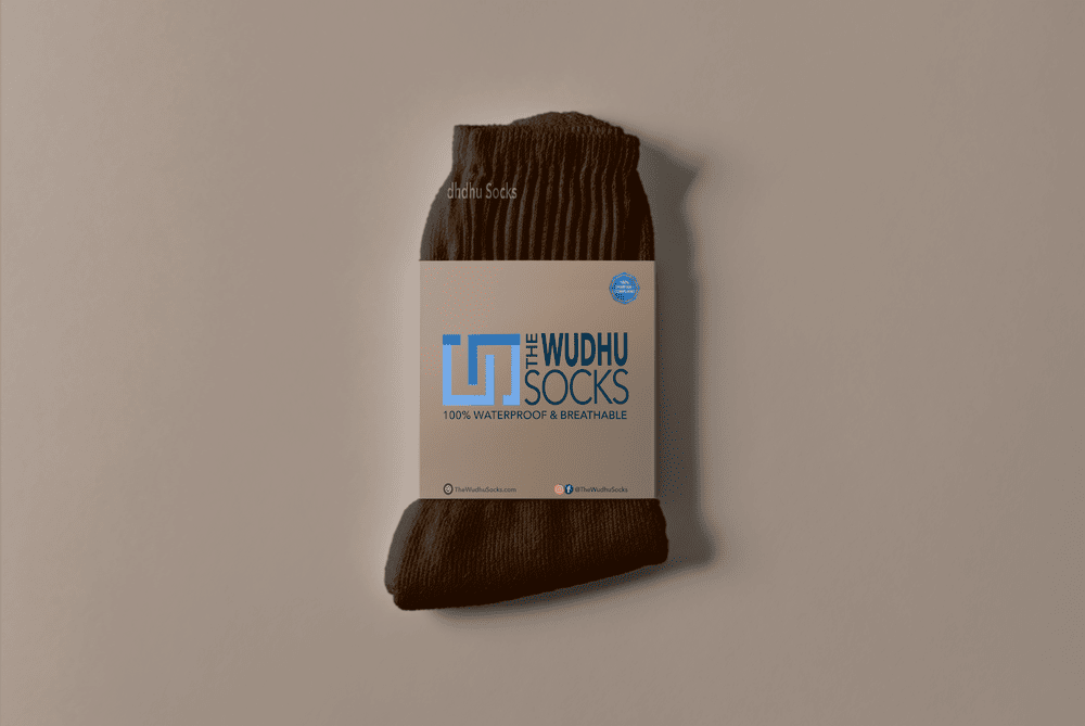 The Wudhu Socks - Classic Brown